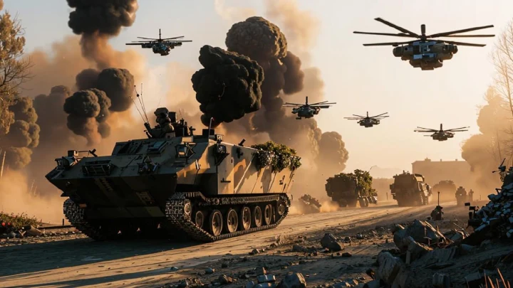 Понеслась: Летящие к границе России броневики встретили дроны. Уничтожена колонна спецназа ВСУ