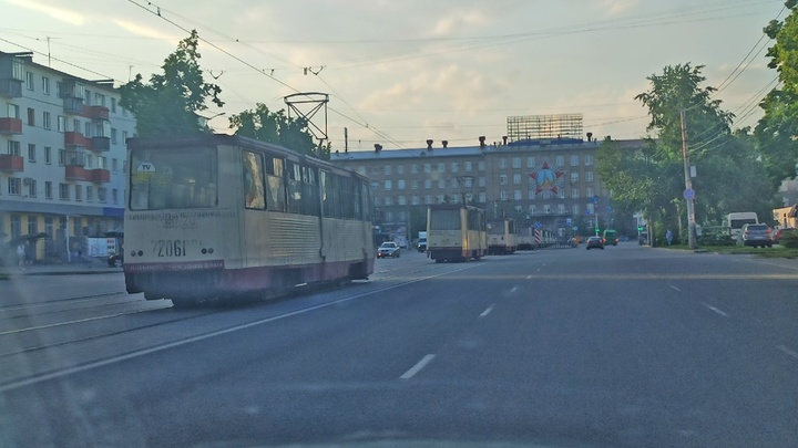 В центре Челябинска заменят аварийные трамвайные пути