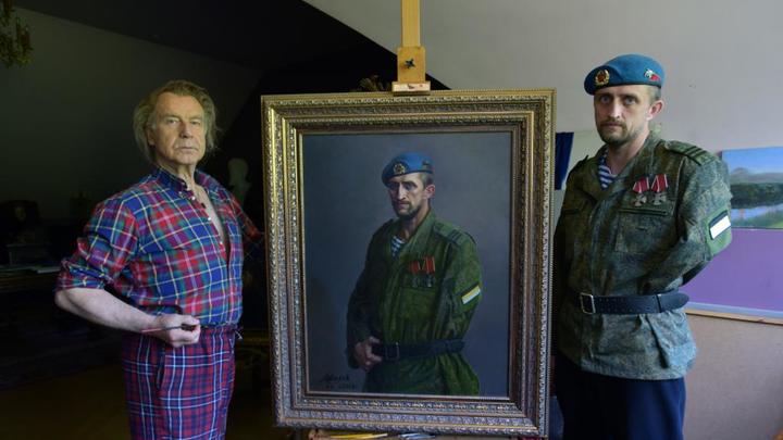 Герой нашего времени: художник Шилов написал портрет добровольца из Магнитогорска