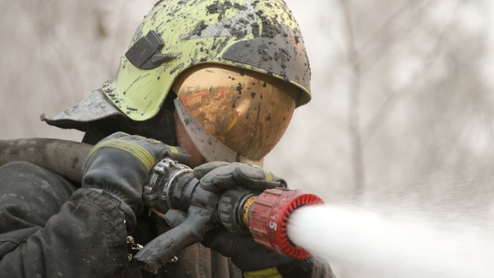 В Анапе до углей сгорел частный дом