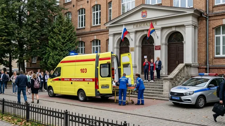 Школьница выпала из окна гимназии в Калининграде во время урока