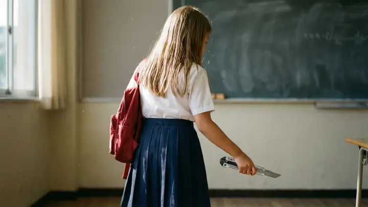 Нож против учителя: девочка напала на педагога, но порезала одноклассницу