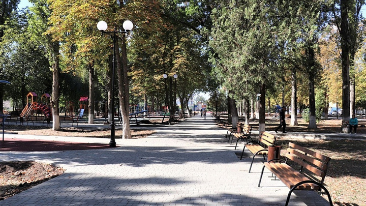 В Тихорецке в рамках нацпроекта благоустроили сквер