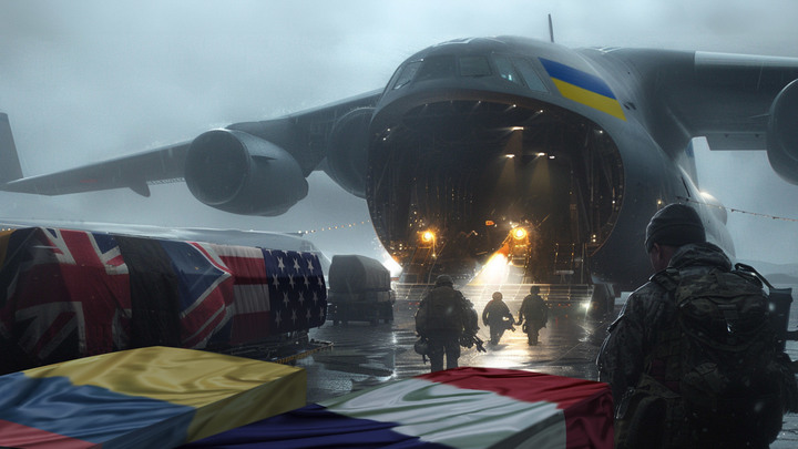 Парижу вновь показали гробы французских солдат. Пока нарисованные