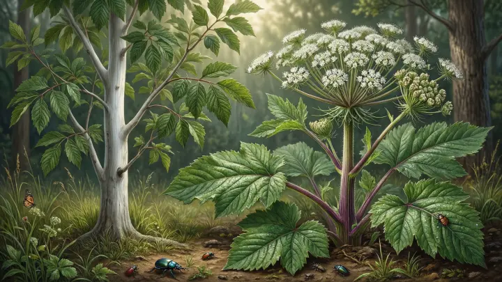 Россельхознадзор признал американский клен и борщевик угрозой для лесов России