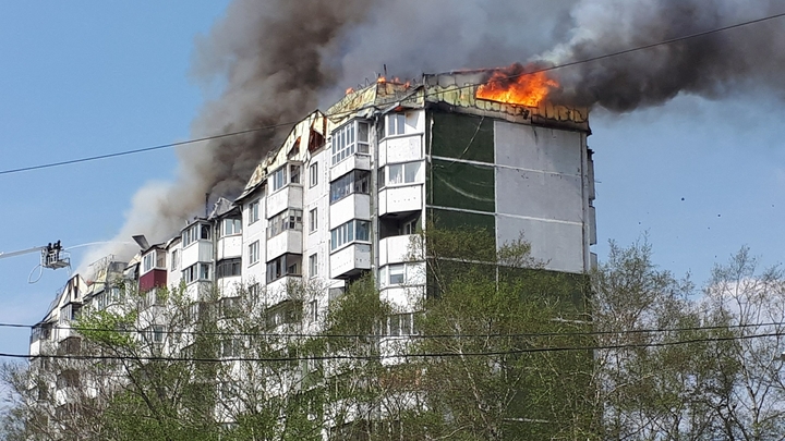 В МЧС уточнили подробности пожара в Музыкальном микрорайоне Краснодара