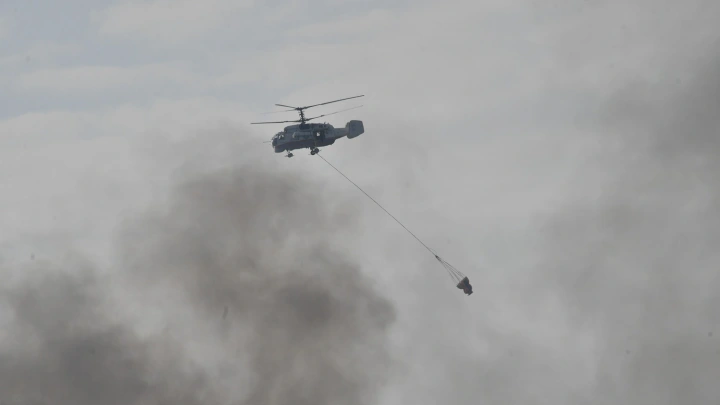 Вертолёт Ка-32 в Остафьево подожгли с помощью жидкости для розжига