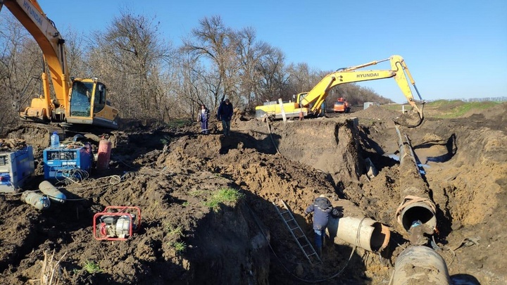 На Кубани ввели в эксплуатацию новый участок Ейского группового водопровода