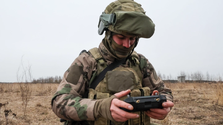 Рамзан Кадыров опубликовал кадры уничтожения украинского БПЛА Баба-Яга