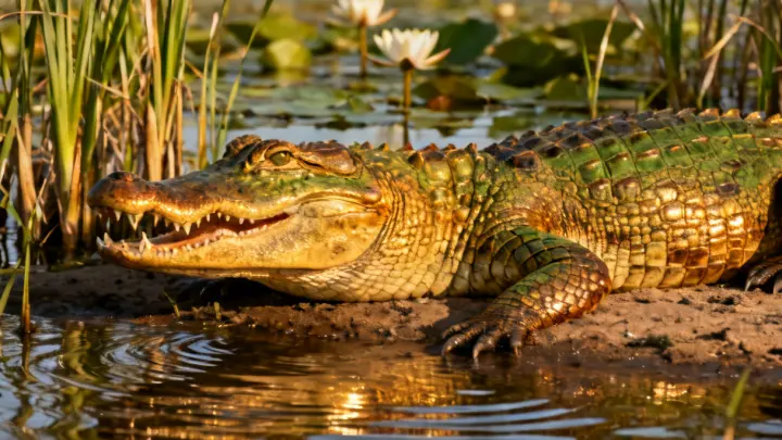 В Малайзии крокодил утащил в море 5-летнюю девочку, игравшую на пляже