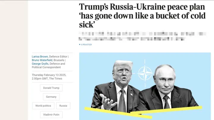 Представитель The Times предложил Украине резко ответить Трампу