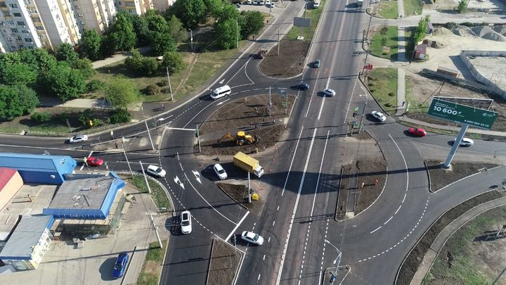 В Краснодаре на двух улицах реорганизуют автомобильное движение