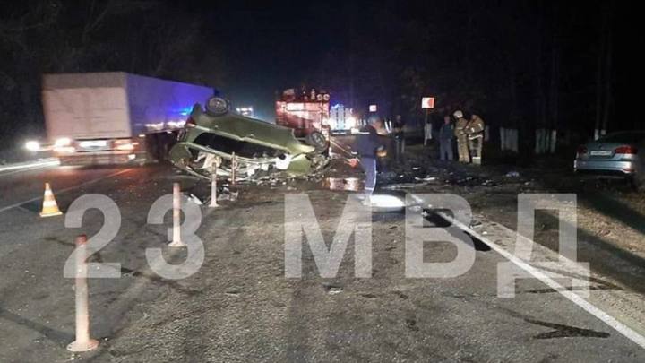 На Кубани в лобовом ДТП погибли два человека