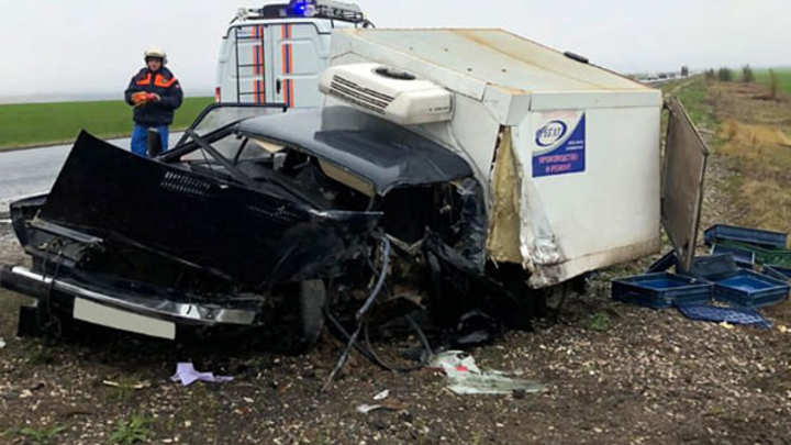Водитель автомобиля ВИС погиб в ДТП на трассе в Самарской области