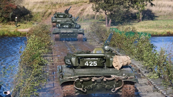 В Сети опубликованы кадры наступления колонны ВСУ под Курском