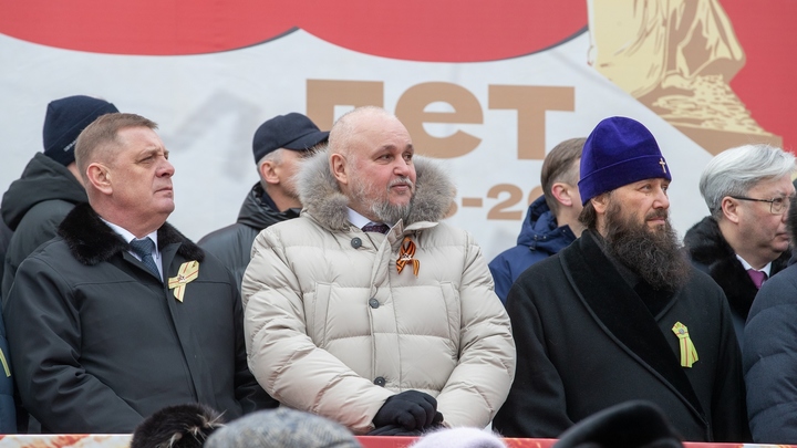 Губернатор Кузбасса участвовал в параде по случаю юбилея победы в  Сталинградской битве