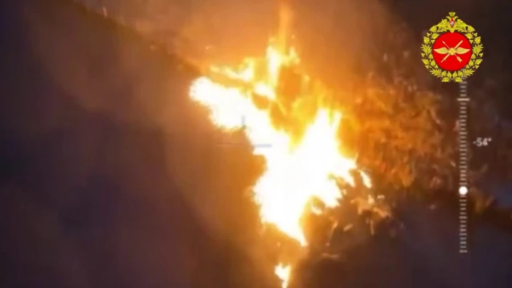 Минобороны опубликовало кадры уничтожения десанта ВСУ в районе Херсона