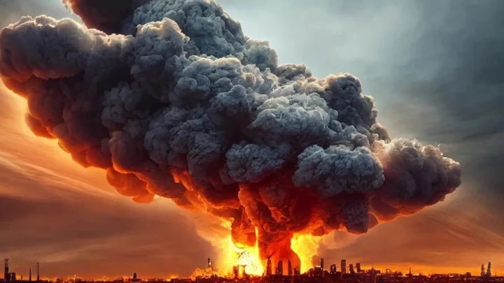 Это ад: Срочные новости - химическая опасность в Днепропетровске. Километровые столбы огня. Уничтожены особые цели