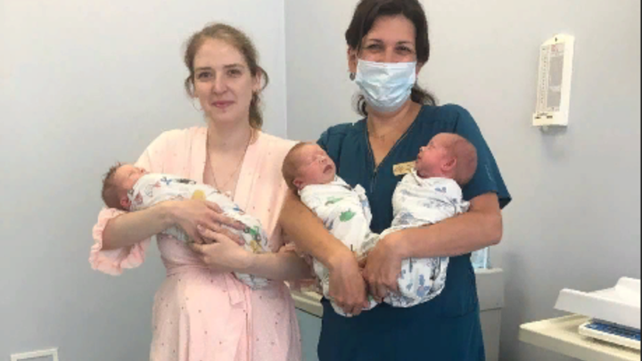 На Кубани с сначала года родилась четвёртая тройня