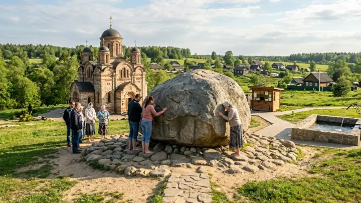 Под Рузой нашли исцеляющий и исполняющий желания 50-тонный камень