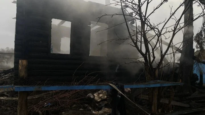 Женщина и двое детей погибли при пожаре в Новосибирской области