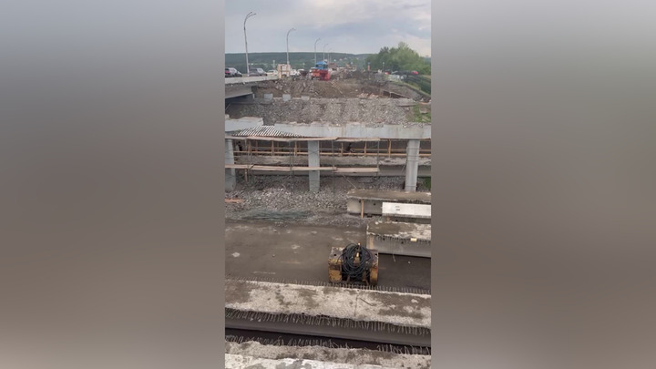 Власти рассказали о ходе ремонта на Кузбасском мосту в Кемерове