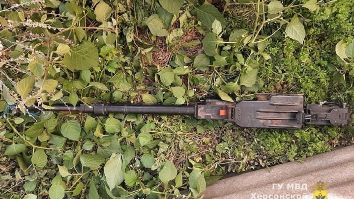 Полиция изъяла в Швеченково крупнокалиберный пулемёт