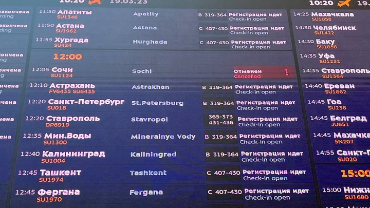 Из-за тумана в аэропорту Сочи отменены 39 рейсов