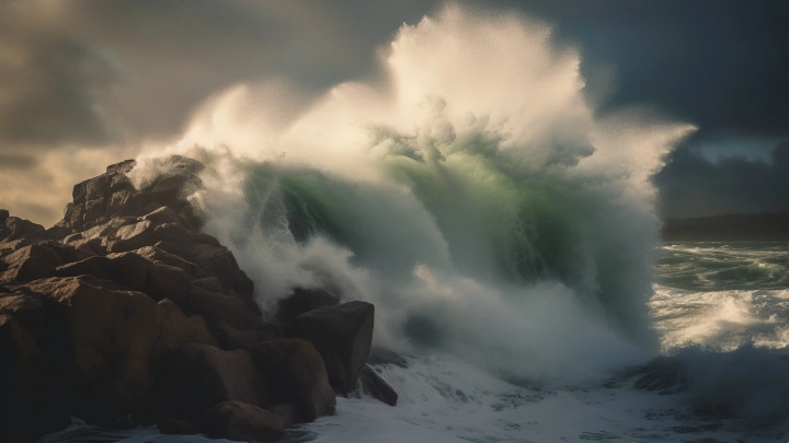 Штормовая волна выбила окна в кафе Сочи и едва не унесла мальчика в море
