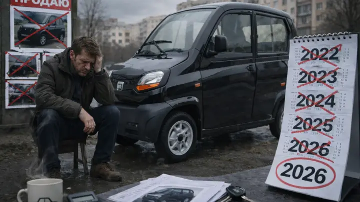 Bajaj Qute за полмиллиона: водитель четыре года безуспешно продает индийскую машину