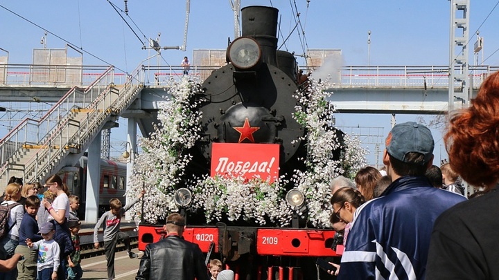 В Новороссийск прибыл ретро-поезд «Победа»