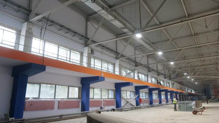 Легкоатлетический манеж в Кемерове планируется открыть до конца года