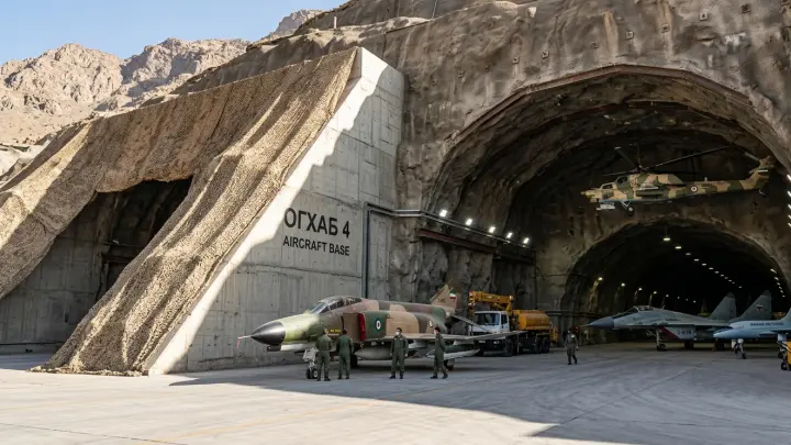 Сотни «Фантомов» и МиГов удалось сохранить на подземных базах Ирана