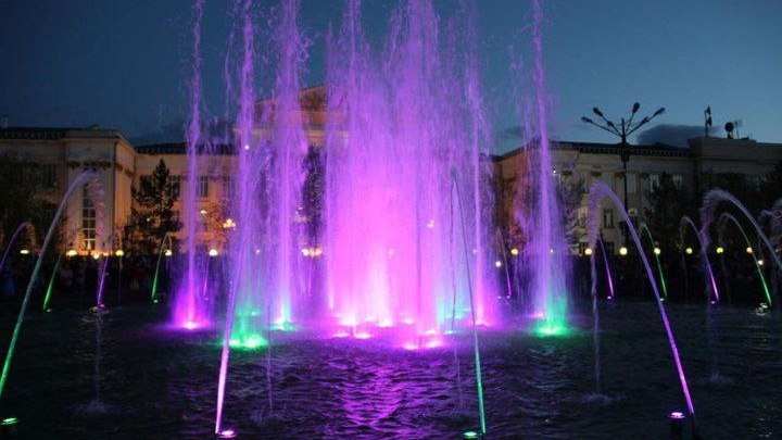 Фонтаны начнут работать в День города в Чите