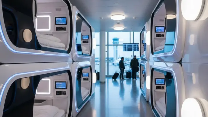 Пассажирка застряла в капсульном отеле Внуково перед самым вылетом