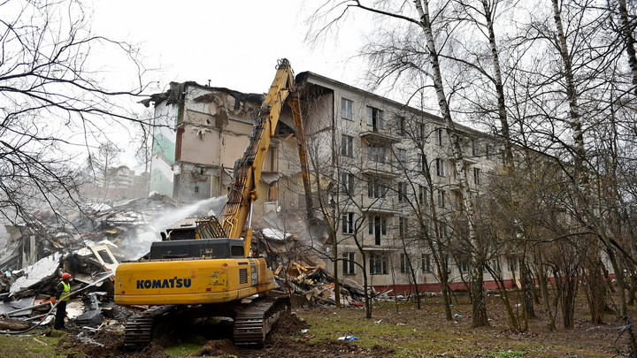 В Москве по реновации снесен 91 дом - переехали 5300 семей