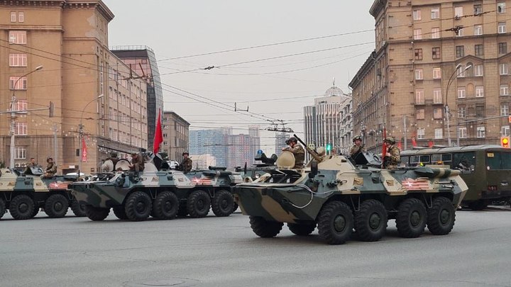 В Новосибирске прошла репетиция парада Победы