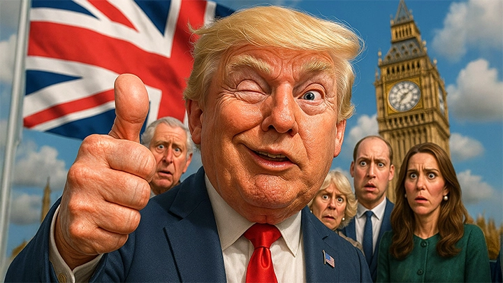 Флиртовал с Кейт, заводил дружбу с гвардейцем и убегал от короля: Конфузы и проколы Трампа в Британии