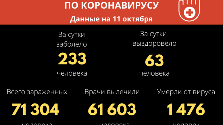 Три смерти и 233 новых случая: COVID-19 не отступает