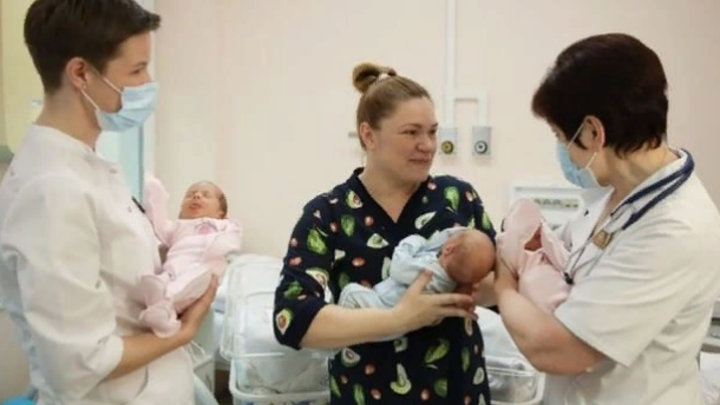 В Краснодаре на свет появилась первая в 2022 году тройня