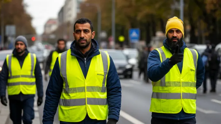 Самоуправство на дорогах: мигранты регулировали движение в Ураза-Байрам