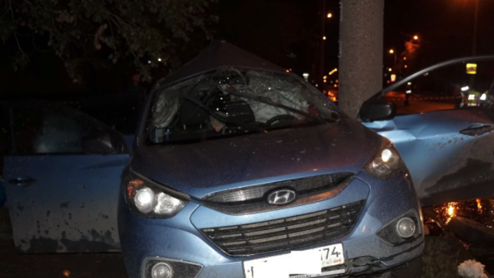 В ночь на 1 августа в Челябинске два человека погибли в ДТП, пострадал ребёнок