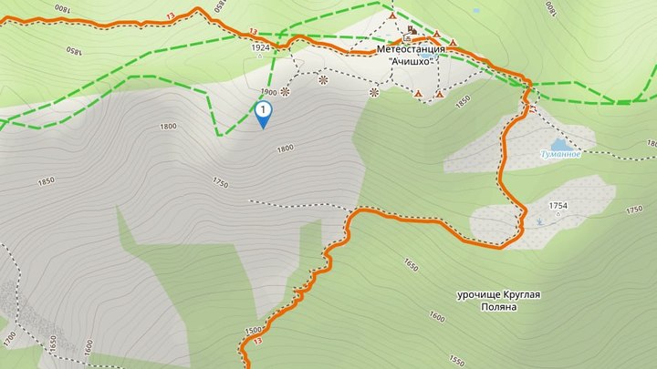 Спасатели в Сочи эвакуировали очередного туриста со склона горы Ачишхо