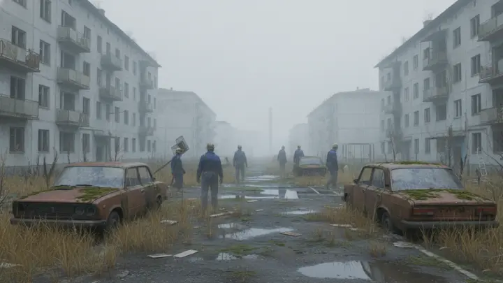 Мороз по коже: Из русского городка разом уехали 6000 человек. Но призрак продолжает жить тайной жизнью