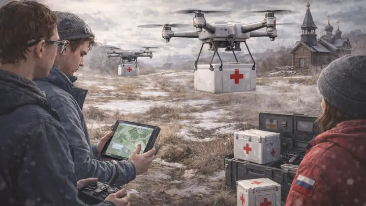 Русские студенты создали дроны, которые привезут лекарства в отдаленные районы