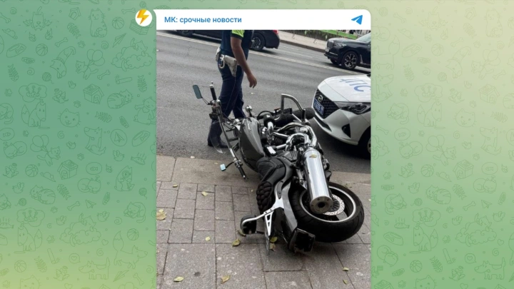 Байкер разбился насмерть в центре Москвы