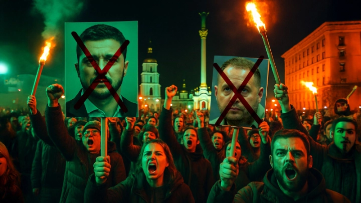 В Киеве митинг. Люди вышли с плакатами: В НАТО готовятся - события могут принять непредсказуемый характер