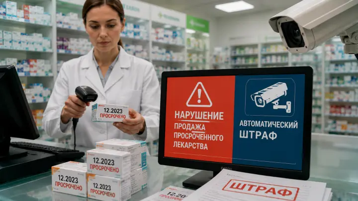 Росздравнадзор предложил ввести автоштрафы для аптек за продажу просрочки