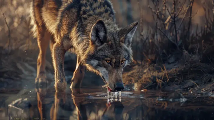 От страха дрожали руки: Домашний волк напал на 8-летнего мальчика. На защиту бросился хозяин зверя