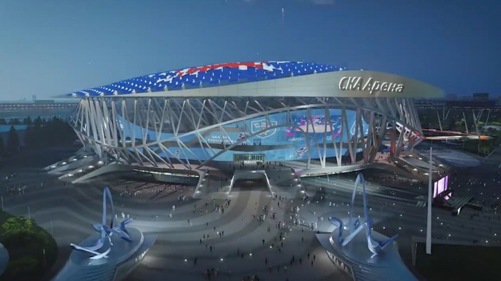 Красная звезда на синем фоне: стало известно, как будет выглядеть новая «СКА Арена»